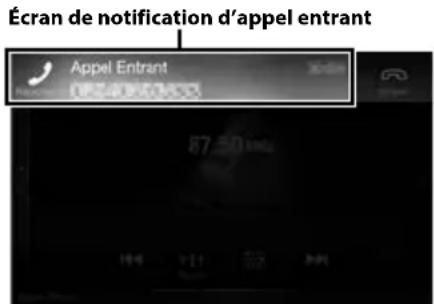 ALPINE X702F - Prendre un appel - 1