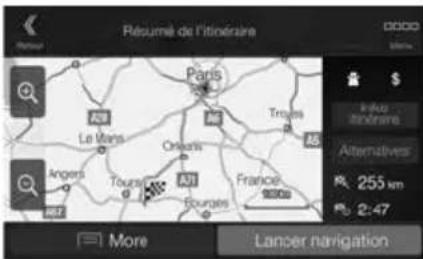 ALPINE X702F - Sélection d'une destination (X902D/X802D-U/INE-W710D uniquely) - 4