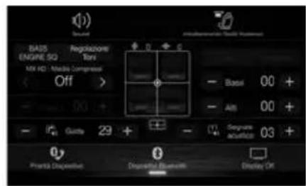 ALPINE X702F - Passaggio alla schermata Sorgenti audio a una schermata specifica - 1