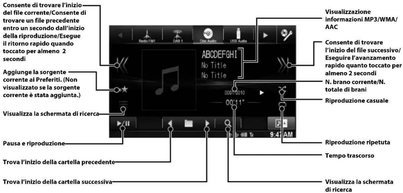 ALPINE X800DU - Funzionamento MP3/WMA/AAC - 1