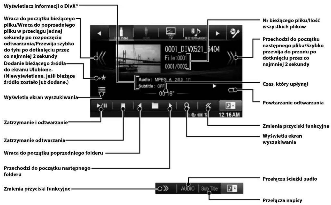 ALPINE X800DU - Tryb Video - 1