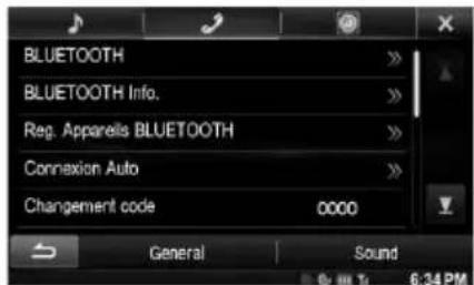 ALPINE X800DU - Comment connecter un apparéil compatible BLUETOOTH (jumelage) - 3