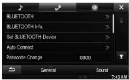 ALPINE X800DU - How to connect to a BLUETOOTH compatible device (Pairing) - 3
