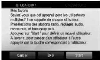 ALPINE X800DU - Appuyez sur [Start]. - 1