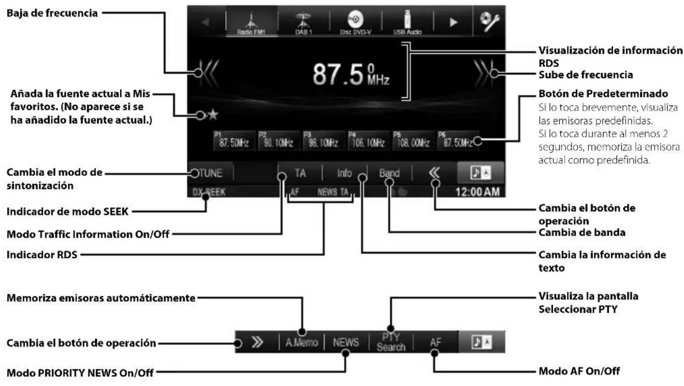 ALPINE X800DU - Funcionamente de la radio - 1