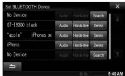 ALPINE X800DU - How to connect to a BLUETOOTH compatible device (Pairing) - 5