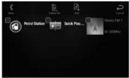 ALPINE X801DCU - Registering Items - 1