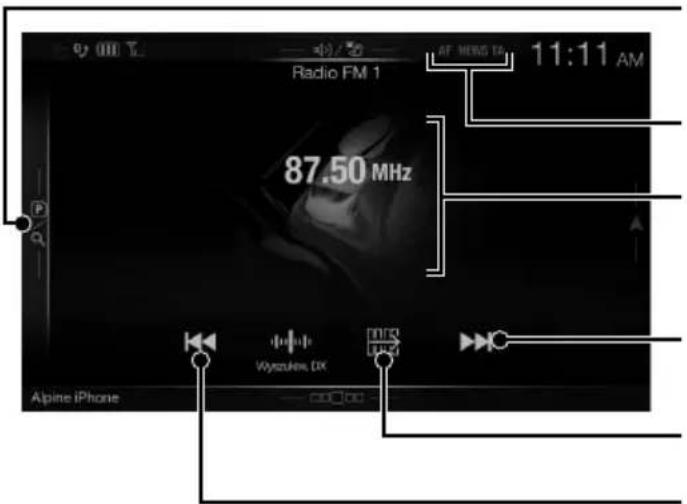 ALPINE X801DCU - Przycisk programu - 2