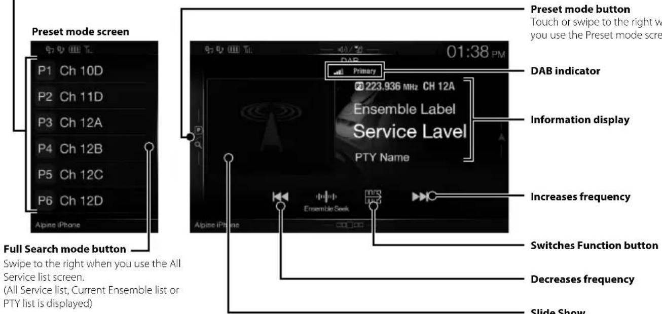 ALPINE X801DCU - DAB/DAB+/DMB Operation - 1
