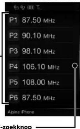 ALPINE X801DCU - Preselectieknop - 1