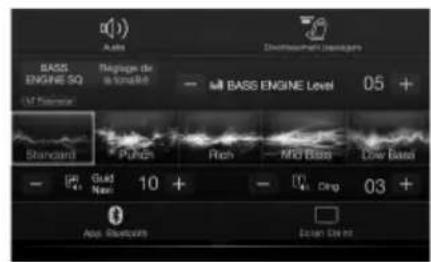 ALPINE X801DCU - Basculement de l'écran des sources sur un écran spécifique - 1