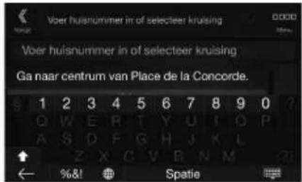 ALPINE X801DCU - Een bestemming invoeren - 3