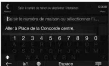 ALPINE X801DCU - Sélection d'une destination - 3