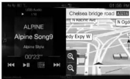 ALPINE X801DCU - Ändra skärmen För val av ljudkälla till en specialanpassad skärn - 4