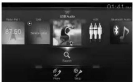 ALPINE X801DCU - Switching the Audio Sources Screen to a Dedicated Screen - 6