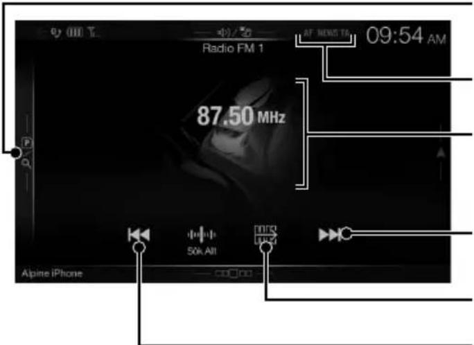 ALPINE X801DCU - PTY-sokknapp - 1