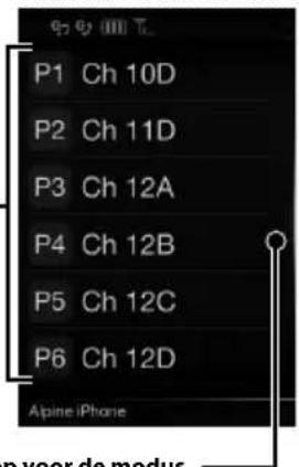 ALPINE X801DCU - Preselectieknop - 1