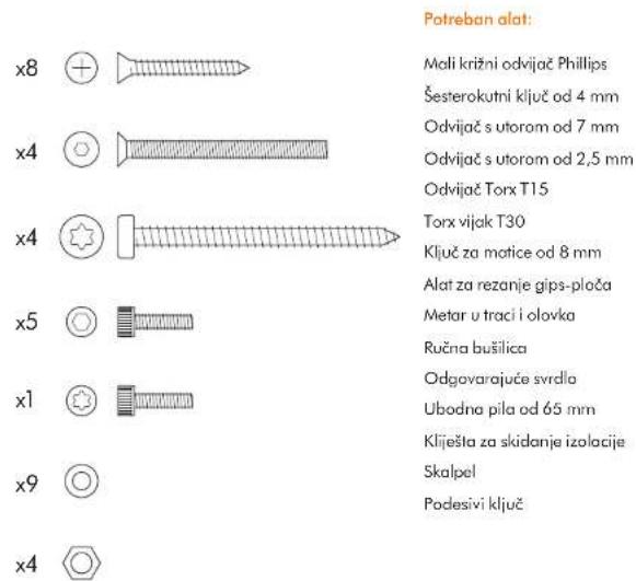 DYSON Airblade Wash+Dry WD06 - Outils requis : - 13