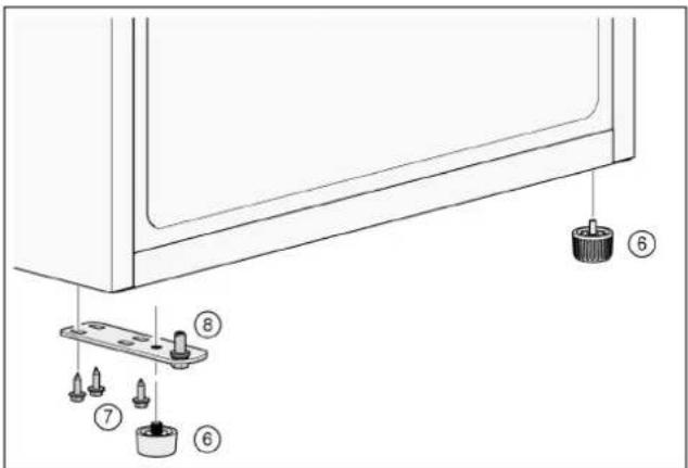BOSCH KTL15NWEA - Türanschlag der Gerätetur wechseln - 4