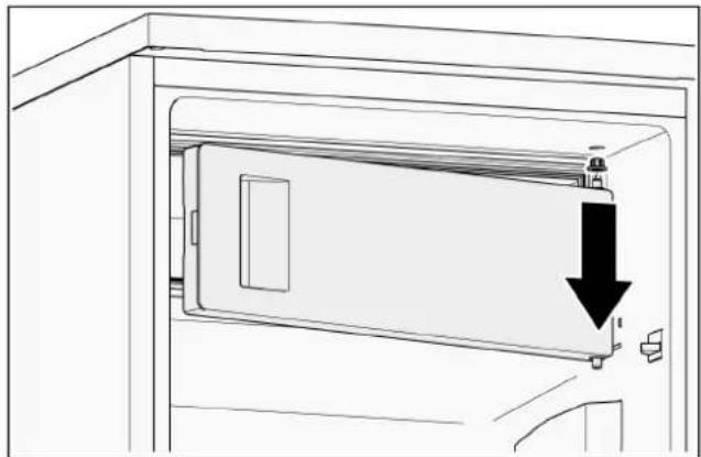 BOSCH KTL15NWEA - Inversion du sens d'ouverture de la portedu compartmentengélateur - 2
