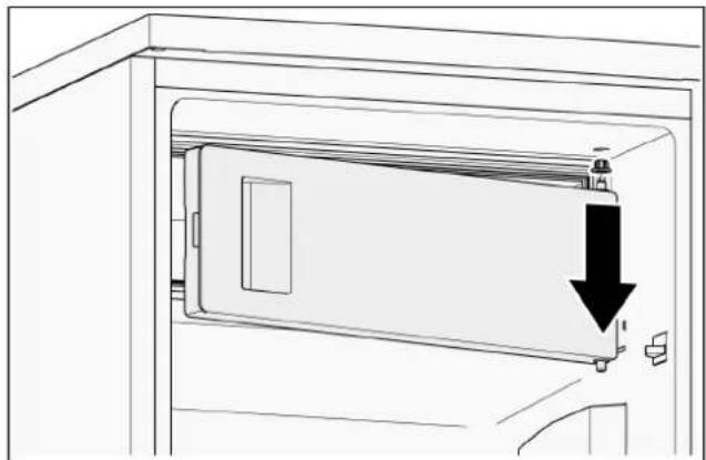 BOSCH KTL15NWEA - Türanschlag der Gefrierfachtür wechseln - 2