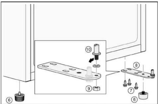 BOSCH KTL15NWEA - Türanschlag der Gerätetur wechseln - 3