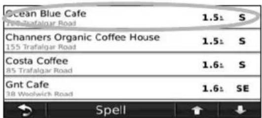 KENWOOD DNX6020EX - Finding a Restaurant - 5