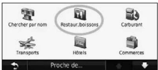 KENWOOD DNX6020EX - Recherche d'un restaurant - 3
