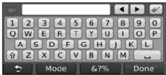 KENWOOD DNX6020EX - UsingtheOn-ScreenKeyboard - 1