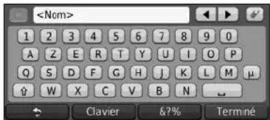 KENWOOD DNX6020EX - Utilisation du clavier virtuel - 1