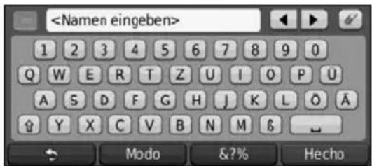 KENWOOD DNX6020EX - Uso del teclado en pantalla - 1