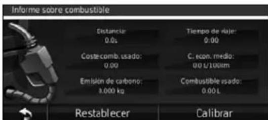 KENWOOD DNX6020EX - Visualización del informe sobre combustible - 1