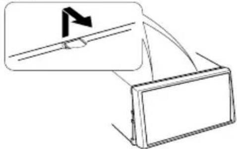 KENWOOD DNX6460BT - Removing the Hard Rubber Frame (escutcheon) - 3