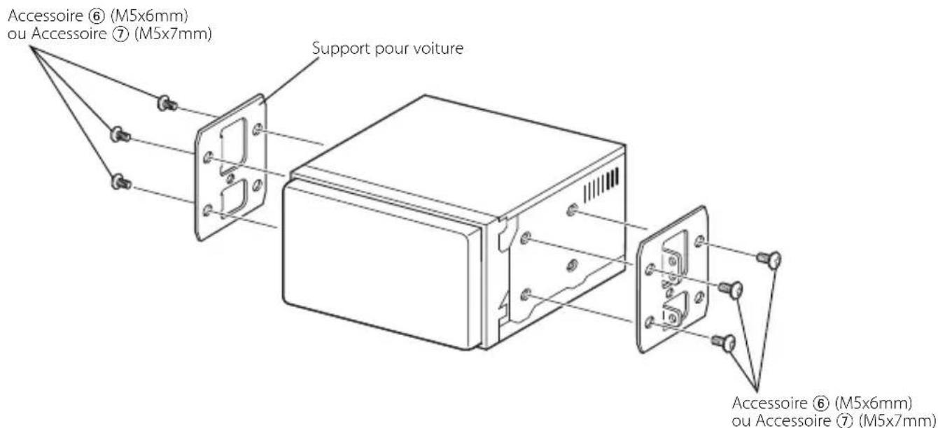 KENWOOD DNX6460BT - Installation sur les vehicules Toyota, Nissan ou Mitsubishi avec des supports - 1