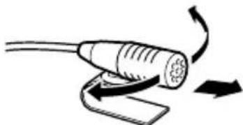 KENWOOD DNX6460BT - Installing the Microphone Unit (DNX6960/ DNX6160/ DNX6020EX/ DNX6460BT/ DDX616/ DDX6046BT only) - 2