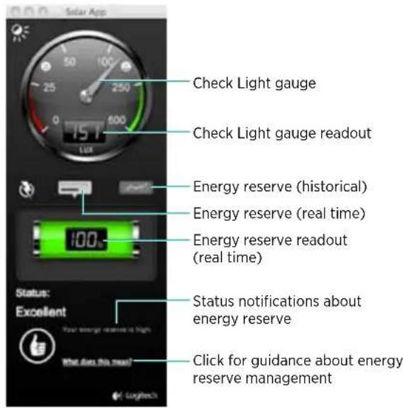 LOGITECH K7500 - Using the Solar App - 1