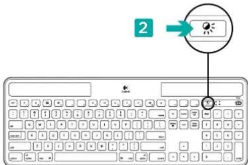 LOGITECH K7500 - Contrôle de la luminosité - 2