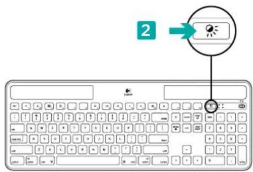 LOGITECH K7500 - Comprobación de iluminación - 2