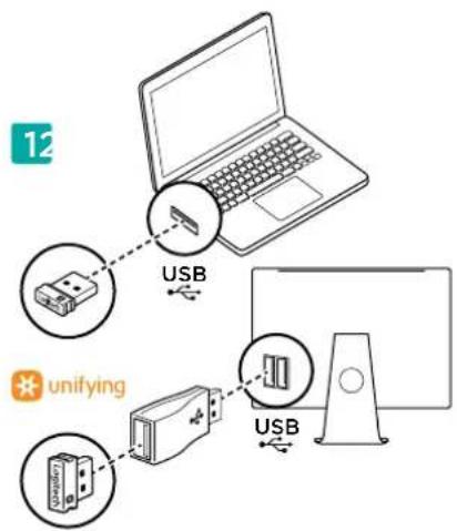 LOGITECH K7500 - Setting up the keyboard - 1