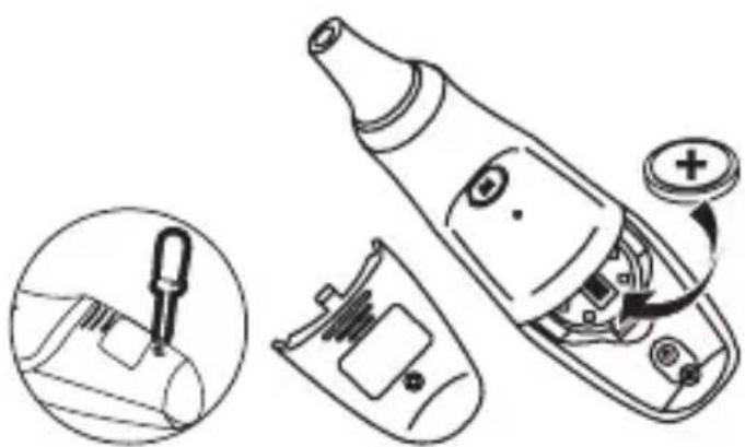 SALTER TE150 - Replacing the Battery - 1