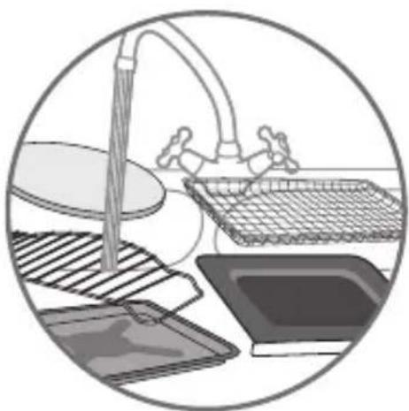 TEFAL OF170850 - N'utilisezaucun produit d'entretien agressif (notamment les produits de nettoyage pour le four et les tampons métalliques ou abrasifs). - 1