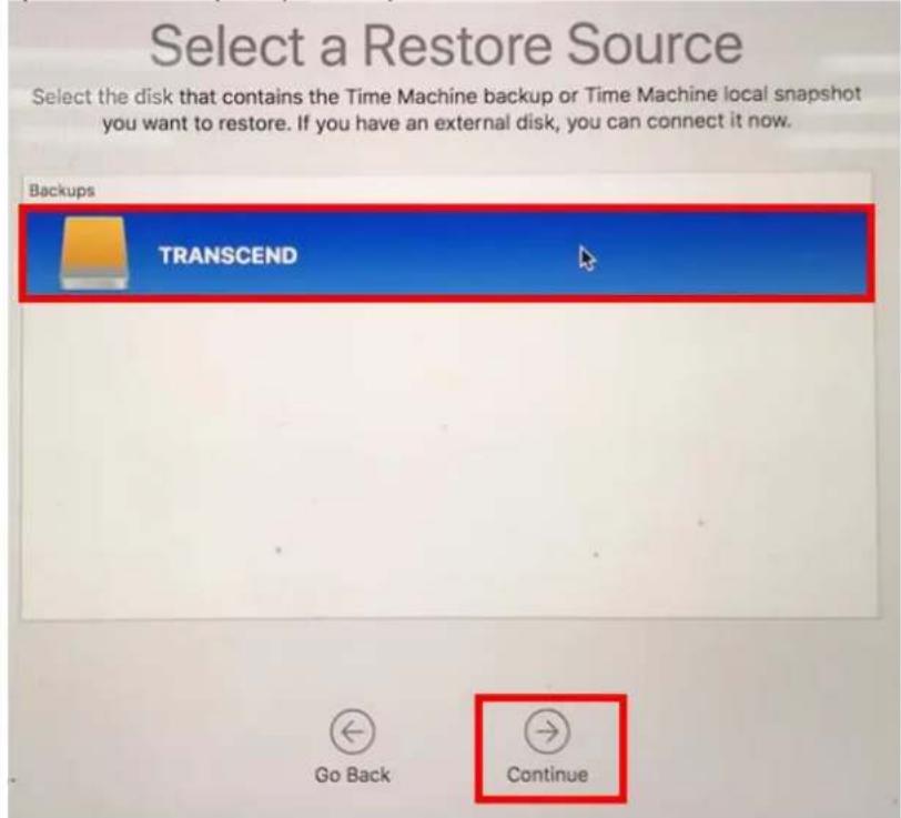 TRANSCEND JetDrive 825 - Restore From Time Machine Backup - 1