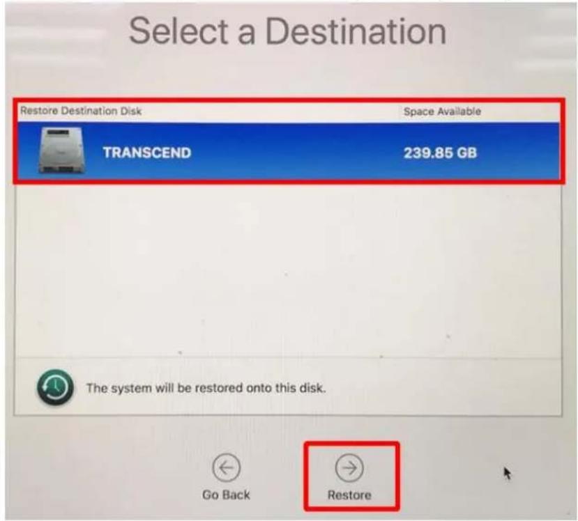 TRANSCEND JetDrive 825 - Restore From Time Machine Backup - 3