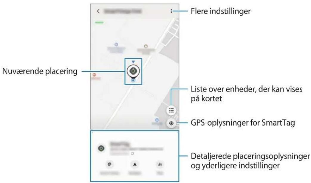 SAMSUNG Galaxy SmartTag - Visning af SmartTag-placering - 2