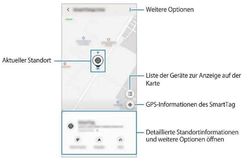 SAMSUNG Galaxy SmartTag - Standort eines SmartTag anzeigen - 2