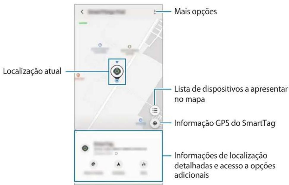SAMSUNG Galaxy SmartTag - Ver a localização de um SmartTag - 2