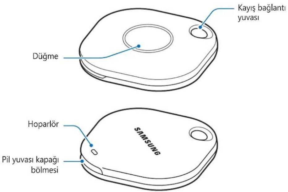 SAMSUNG Galaxy SmartTag - Cihaz yerleşimi - 1