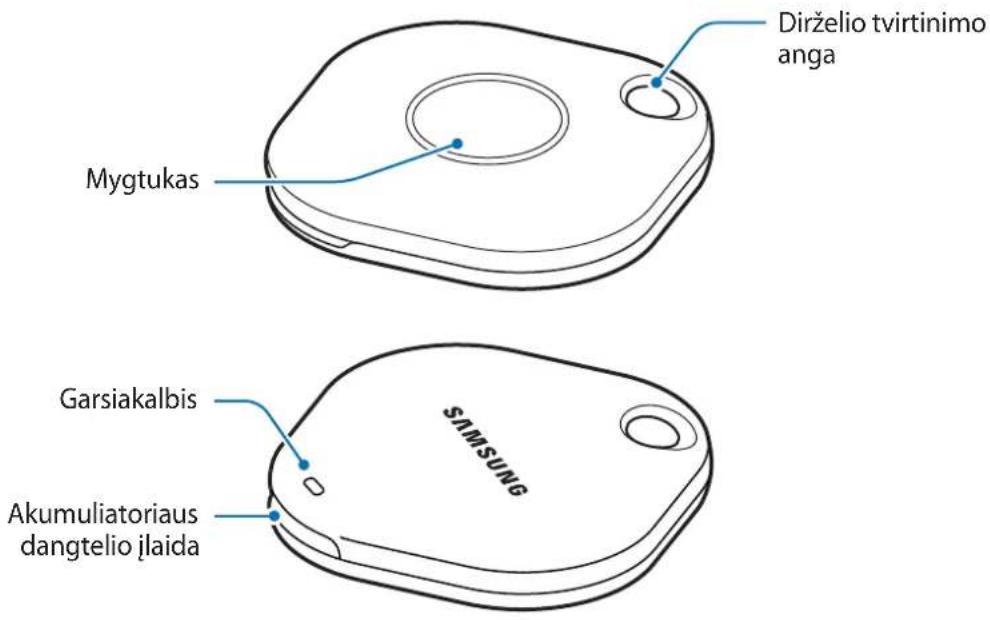 SAMSUNG Galaxy SmartTag - Prietaiso išvaizda - 1