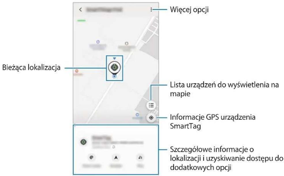 SAMSUNG Galaxy SmartTag - Wyświetlanie lokalizacje urzadzenia SmartTag - 2