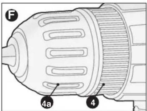 BLACK & DECKER LDX112PK - PORTABROCAS SIN LLAVE (FIGURA F) - 1